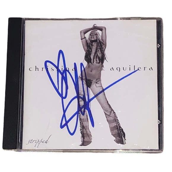 Christina Aguilera Signed Autographed CD - Picture 1 of 3
